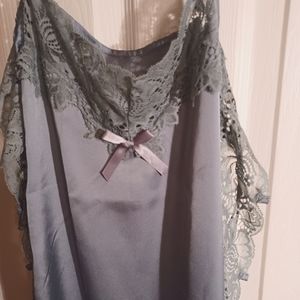 Lounge in luxury chemise/ slip